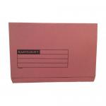 ValueX Document Wallet Full Flap Foolscap 270gsm Pink (Pack 50) 45417DENT 94357PG