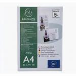 Exacompta Slanted Sign Holder A4 Clear Acrylic 84058D 94896EX