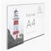 Exacompta Wall Sign Holder A4 Landscape Office Clear Acrylic 84858QD 94917EX