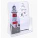 Exacompta Counter Literature Holders A5 1 Pocket Acrylic 75058D 94924EX