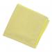 ValueX Microfibre Cloth 38 x 38cm Yellow (Pack 10) 0707038 95127CP