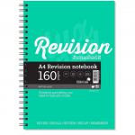 Silvine Revision Notebook Twinwire A4 Green (Pack 5) EX751 95442SC