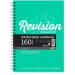 Silvine Revision Notebook Twinwire A4 Green (Pack 5) EX751 95442SC