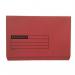 ValueX Document Wallet Full Flap Foolscap 270gsm Red (Pack 50) 45418DENT 96163PG