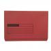 ValueX Document Wallet Full Flap Foolscap 270gsm Red (Pack 50) 45418DENT 96163PG
