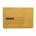 ValueX Document Wallet Full Flap Foolscap 270gsm Yellow (Pack 50) 45419DENT 96170PG