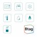 Brother 12mm Black on Clear Labelling Tape - BTAG131 BRBTAG131