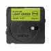 Brother 12mm Black on Light Green Labelling Tape -BTAGG31 BRBTAGG31
