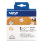 Brother Square Paper Label Roll 23mm x 23mm 1000 labels - DK11221 BRDK11221
