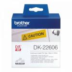 Brother Black On Yellow Film Tape 62mm x 15.24m - DK22606 BRDK22606