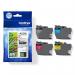 Brother Black Cyan Magenta Yellow High Capacity Ink Cartridge Multipack 3k + 3 x 1.5k pages (Pack 4) - LC422XLVAL BRLC422XLVAL