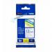 Brother Blue On Clear PTouch Ribbon 12mm x 8m - TZE133 BRTZE133