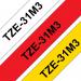 Brother PTouch Ribbon 12mm x 8m 3 Pack Value Pack Labelling Tape- TZE31M3 BRTZE31M3