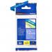 Brother Glossy White On Blue Label Tape 12mm x 8m - TZE535 BRTZE535