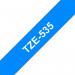 Brother Glossy White On Blue Label Tape 12mm x 8m - TZE535 BRTZE535