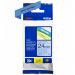 Brother Glossy Black On Blue Label Tape 24mm x 8m - TZE551 BRTZE551