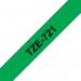 Brother Black on Green PTouch Ribbon 9mm x 8m - TZE721 BRTZE721