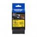 Brother Black On Yellow PTouch Ribbon 12mm x 8m - TZEFX631 BRTZEFX631