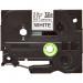 Brother Black On White Label Tape 3.5mm x 8m - TZEN201 BRTZEN201