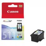 Canon CL511 Cyan Magenta Yellow Standard Capacity Ink Cartridge 9ml - 2972B001 CACL511