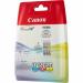 Canon CLI521 Cyan Magenta Yellow Standard Capacity Ink Cartridge Multipack 3 x 9ml (Pack 3) - 2934B010 CACLI521CMY