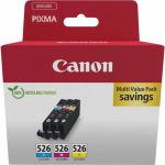 Canon CLI-526 CMY Standard Ink Cartridge 9ml - 4541B018 CACLI526CMYC