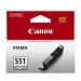 Canon CLI551GY Grey Standard Capacity Ink Cartridge 7ml - 6512B001 CACLI551GY