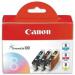 Canon CLI8 Cyan Magenta Yellow Standard Capacity Ink Cartridge Multipack 3 x 13ml (Pack 3) - 0621B029 CACLI8MULTI