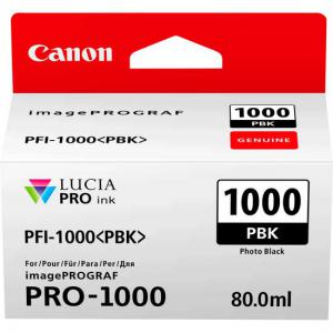 Click to view product details and reviews for Canon Pfi1000pbk Photo Black Standard Capacity Ink Cartridge 80ml.