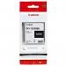 This picture shows a matte black Canon ink cartridge, with a capacity of 130ml. It is part of the PFI120 series, specifically the 2884C001AA model. The sleek design and standard size make it a practical choice for any Canon printer.