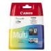Canon PG540 CL541 Black Tri- Colour Standard Capacity Ink Cartridge Multipack 2 x 8ml (Pack 2) - 5225B006 CAPG540/CL541