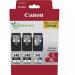 Canon PG-540C541 Black & Colour High Yield Ink Cartridge 2 x 11ml + 1 x 15ml - 5224B017 CAPG540X2/CL541XL