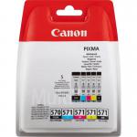 CANON PGI-570CLI-571 Ink Cartridge PGBKCMYBK - 0372C006 CAPGI570PHOTOMULTIC