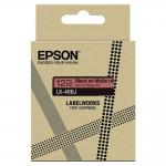 Epson LK-4RBJ Black on Matte Red Tape Cartridge 12mm - C53S672071 EPC53S672071