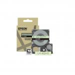 Epson LK-4GAS Gray on Soft Green Tape Cartridge 12mm - C53S672105 EPC53S672105