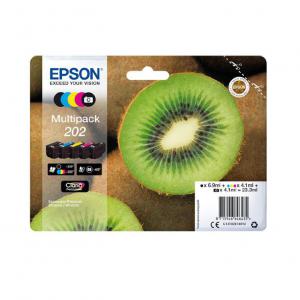 Click to view product details and reviews for Epson 202 Kiwi Black Photo Black Cyan Magenta Yellow Standard Capacity.