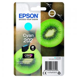 Click to view product details and reviews for Epson 202 Kiwi Cyan Standard Capacity Ink Cartridge 4ml C13t02f24010.