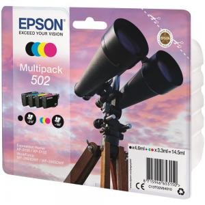 Click to view product details and reviews for Epson 502 Binoculars Black Cyan Magenta Yellow Standard Capacity Ink.