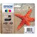 Epson 603XL Starfish Black Cyan Magenta Yellow High Yield Ink Cartridge Multipack 9ml + 3 x 4ml (Pack 4)- C13T03A64010 EPT03A64010