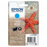 Epson 603 Starfish Cyan Standard Capacity Ink Cartridge 2.4ml - C13T03U24010 EPT03U24010