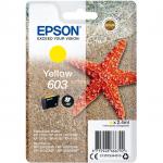 Epson 603 Starfish Yellow Standard Capacity Ink Cartridge 2.4ml - C13T03U44010 EPT03U44010