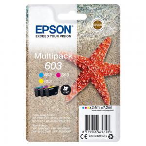 Click to view product details and reviews for Epson 603 Starfish Cyan Magenta Yellow Standard Capacity Ink Cartridge.