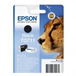 Epson T0711 Cheetah Black Standard Capacity Ink Cartridge 7ml - C13T07114012 EPT071140AO