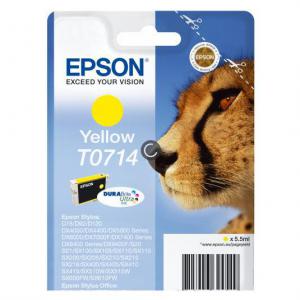 Click to view product details and reviews for Epson T0714 Cheetah Yellow Standard Capacity Ink Cartridge 6ml.