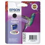 Epson T0801 Hummingbird Black Standard Capacity Ink Cartridge 7ml - C13T08014011 EPT080140AO