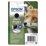 Epson T1281 Fox Black Standard Capacity Ink Cartridge 6ml - C13T12814012 EPT12814010
