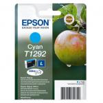 Epson T1292 Apple Cyan Standard Capacity Ink Cartridge 7ml - C13T12924012 EPT12924010
