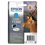 Epson T1302 Stag Cyan High Yield Ink Cartridge 10ml - C13T13024012 EPT13024010