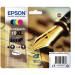 Epson 16XL Pen and Crossword Black Cyan Magenta Yellow High Yield Ink Cartridge Multipack 13ml + 3 x 6.5ml (Pack 4) - C13T16364012 EPT16364010