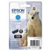Epson 26 Polar Bear Cyan Standard Capacity Ink Cartridge 4.5ml - C13T26124012 EPT26124010